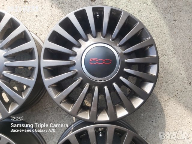 4 броя алуминиеви джанти за Fiat 500 15, снимка 7 - Гуми и джанти - 51486765