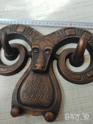 Медна закачалка СССР, снимка 2 - Антикварни и старинни предмети - 54089750