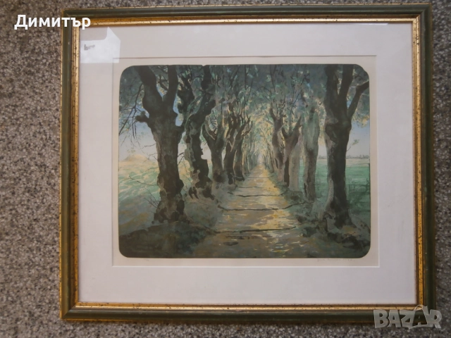 Майсторска литография 72х62см.