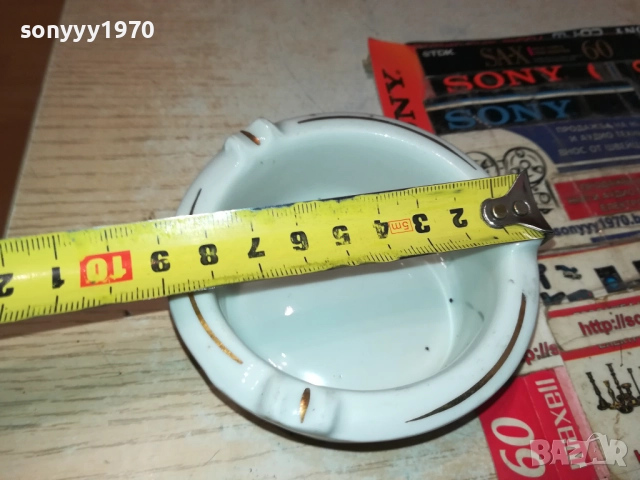 ПОРЦЕЛАНОВ ПЕПЕЛНИК ОТ СОЦА 3010251621, снимка 7 - Антикварни и старинни предмети - 52236884