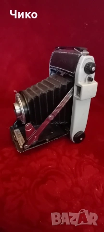 Стар английски мехов фотоапарат Кодак, снимка 4 - Антикварни и старинни предмети - 53776473