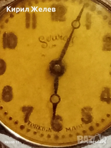 Стар дамски часовник SERVICES работи рядък за КОЛЕКЦИОНЕРИ 51435, снимка 3 - Антикварни и старинни предмети - 52332376