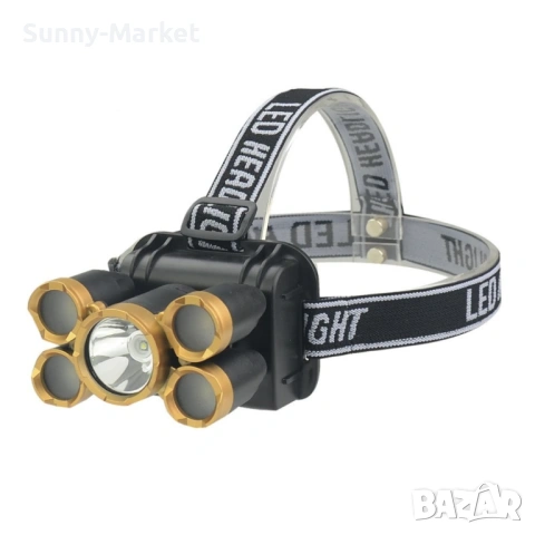 Фенер за глава с регулируема лента и вградена акумулаторна батерия FL100, снимка 2 - Други - 53528255