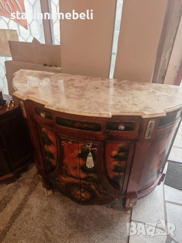 Елегантен бароков комод, снимка 2 - Шкафове - 53992395