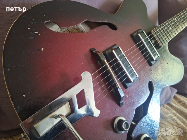 Ретро ел.китара Кремона, снимка 6 - Китари - 54144193