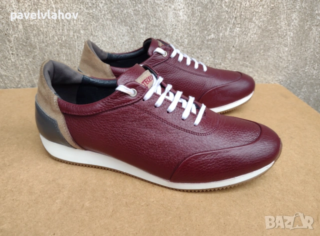 Кожени обувки TEODOR - нови, цвят бордо, 44 номер , снимка 9 - Спортно елегантни обувки - 54078239