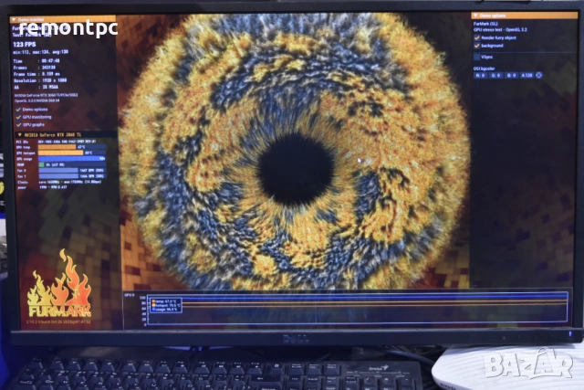 MSI Ventus Geforce RTX 3060TI 8 GB видео карта, снимка 3 - Видеокарти - 53632458