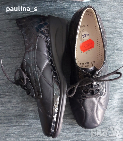 Естествена кожа / маркови ортопедични обувки - половинки "Waldlaufer" luftpolster / номер 37,5 , снимка 8 - Дамски ежедневни обувки - 44985996