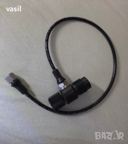 Оригинален AGN Technology кран с маркуч M18x1.5 – 300 бара PCP, снимка 4 - Въздушно оръжие - 53968409