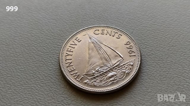 25 цента 1966 Бахами - Бахамски острови