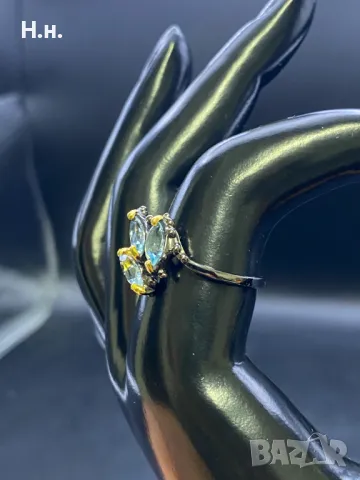 Сребърен дамски пръстен, снимка 8 - Пръстени - 50378065