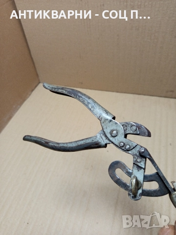 Стари Български Клещи За Чапраз На Банцингови Ленти. , снимка 4 - Антикварни и старинни предмети - 52578079