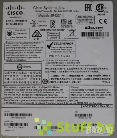 Cisco ISR 4300 router, снимка 4 - Рутери - 50254706