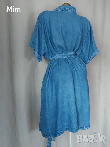 Zizzi XL/2XL Синя дънкова рокля за едра жена , снимка 2 - Рокли - 45904493
