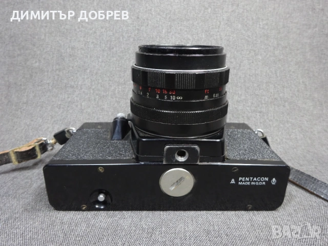 СТАР РЕТРО СОЦ ГДР DDR SLR ФОТОАПАРАТ PRAKTICA LTL + ОБЕКТИВ PENTACON 1.8/50 M42, снимка 7 - Фотоапарати - 53942732