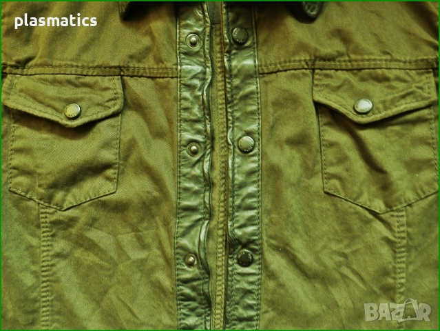 маркова риза от плат и кожа, снимка 6 - Ризи - 52144112