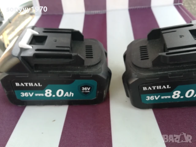 36V 8Ah LI-ION 2БР БАТЕРИЙ ЗА ФЛЕКС РЕЗАЧКА 0208251703, снимка 4 - Градинска техника - 51228493