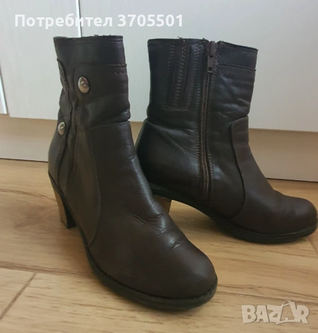 Боти и ботуши 37-ми номер естествена кожа , снимка 6 - Дамски боти - 53054219