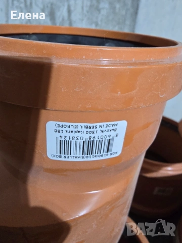 ВиК PVC ПВЦ фитинги разни ф110 ф125 ф160, снимка 3 - ВИК - 53377235