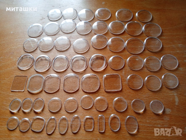 60 броя стъкла за съветски часовници, снимка 2 - Антикварни и старинни предмети - 54171926