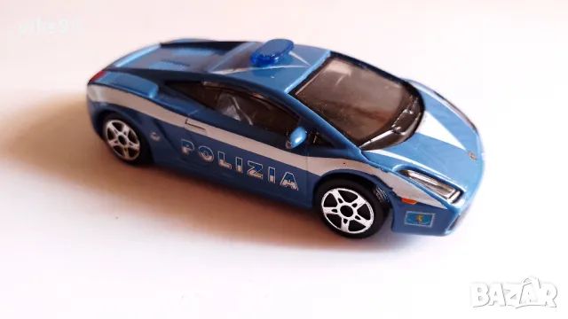 Bburago Lamborghini Gallardo Polizia - Мащаб 1:43, снимка 6 - Колекции - 49338628