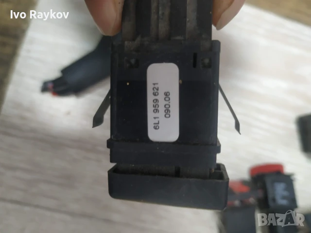 Бутон подгрев задно стъкло за Seat Ibiza III , 6L1 959 621., снимка 3 - Части - 51003116