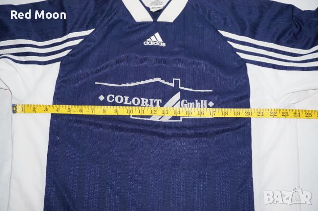 Vintage Спортна Футболна Тениска Adidas FV Daxlanden Colorit GmbH Размер XL Made In Tunisia, снимка 18 - Футбол - 45145427