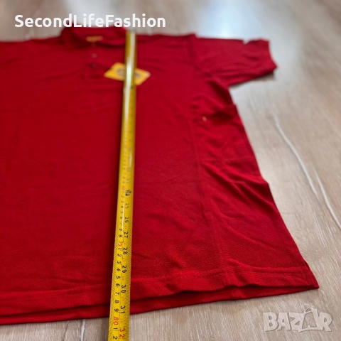 Мъжка поло тениска Snickers Workwear червена нова размер XL, снимка 6 - Тениски - 52270082