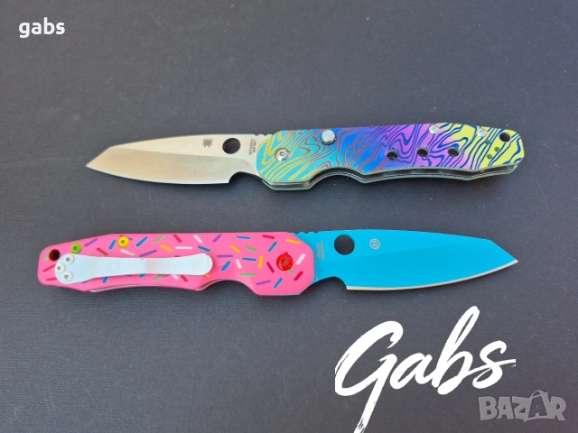 Сгъваем нож Spyderco C240 Smock,два цвята, снимка 15 - Ножове - 53476640