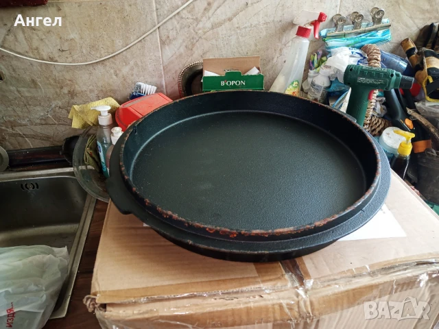 Чугунен гювеч, снимка 6 - Съдове за готвене - 50664191