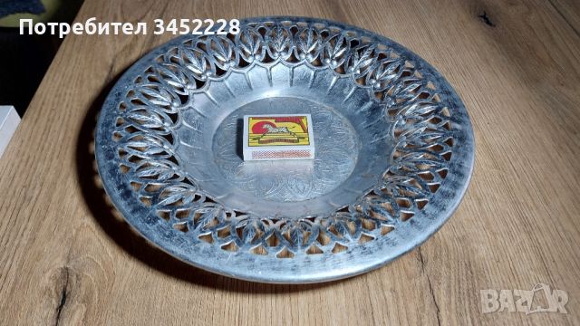 Чиния алуминий Русия , снимка 3 - Антикварни и старинни предмети - 45422468