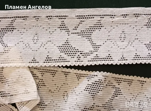 Дантела-еластична ликра, коприна, снимка 2 - Спално бельо - 49684479