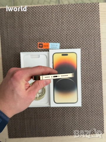 КАТО НОВ❗️ iphone 14PRO MAX ❗️Лизинг от 15E/мес ❗️MAX Gold златен, снимка 8 - Apple iPhone - 53455017