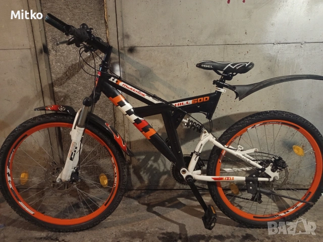 26 цола алуминиев велосипед с 21 скорости усилени капли амортисьори предни и задни дискови спирачки, снимка 11 - Велосипеди - 53276415