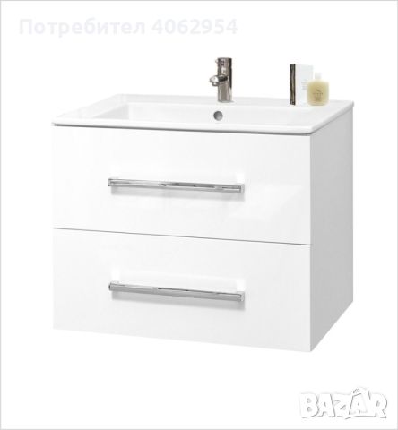 Мебел за баня конзолен Makena Лорена с умивалник, снимка 1 - Мивки - 45236756
