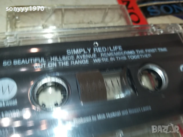 SIMPLY RED-ORIGINAL TAPE 1708251734, снимка 4 - Аудио касети - 51394254