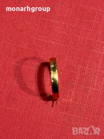 Златна обеца, снимка 2 - Обеци - 53852543