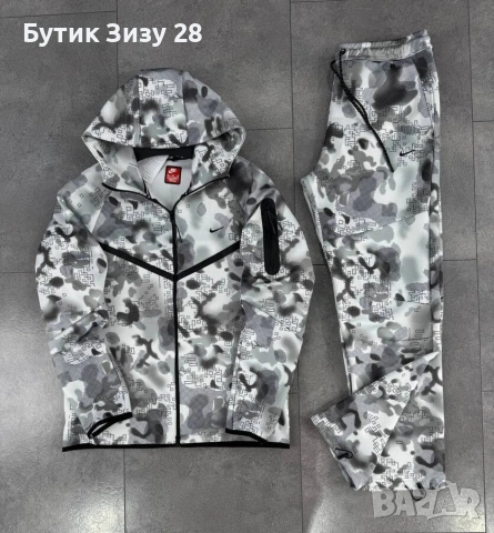 Мъжки екипи Nike Tech Fleece Camo, 3 цвята , снимка 3 - Спортни дрехи, екипи - 53104301