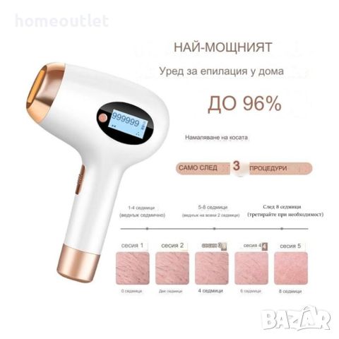 ПРОМОЦИЯ Фотоепилатор PHOTON HAIR REMOVAL INSTRUMENT , снимка 3 - Епилатори - 46670914