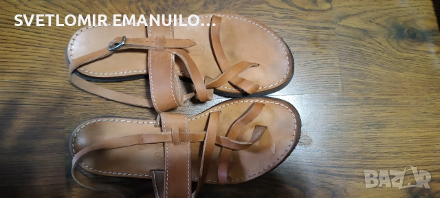 Дамски сандали естествена кожа 39 номер
