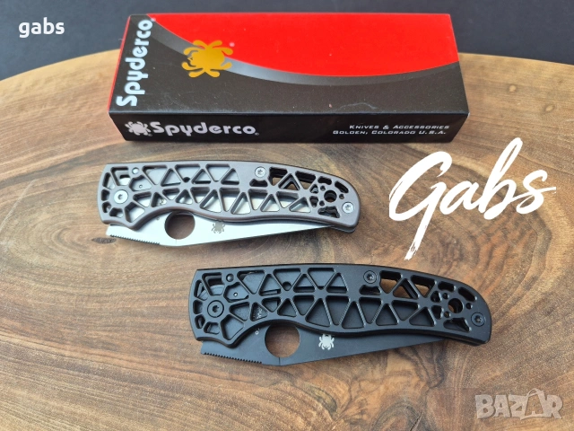 Сгъваем нож Spyderco Edgerati С266,два цвята, снимка 13 - Ножове - 52213794