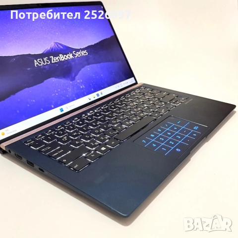 ASUS ZenBook 14 UX433/i7-8565U/256GB NVMe/8GB, снимка 5 - Лаптопи за работа - 53911928