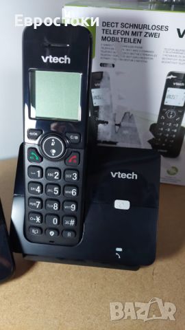 Безжичен телефон VTech CS2001 с 2 слушалки, режим ECO+, снимка 8 - Стационарни телефони и факсове - 45604449