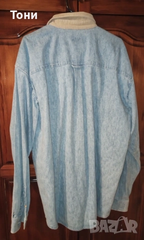 PART TWO Нова Мъжка Дънкова Риза с Яка L , снимка 10 - Ризи - 53714280