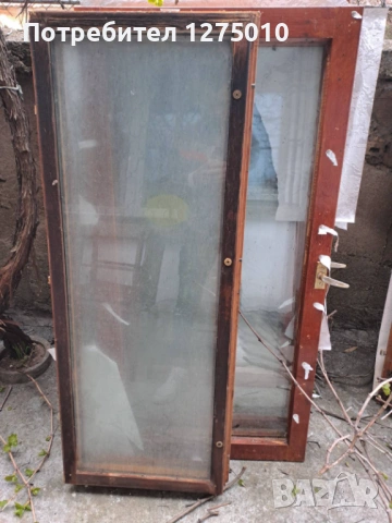  Дървена двойна  дограма 