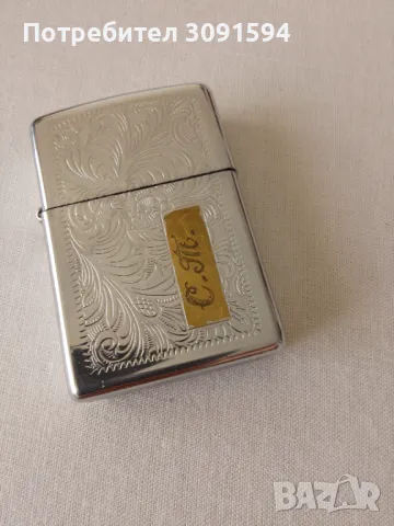 Оригинална запала Zippo венециански хром, снимка 1 - Запалки - 47617254