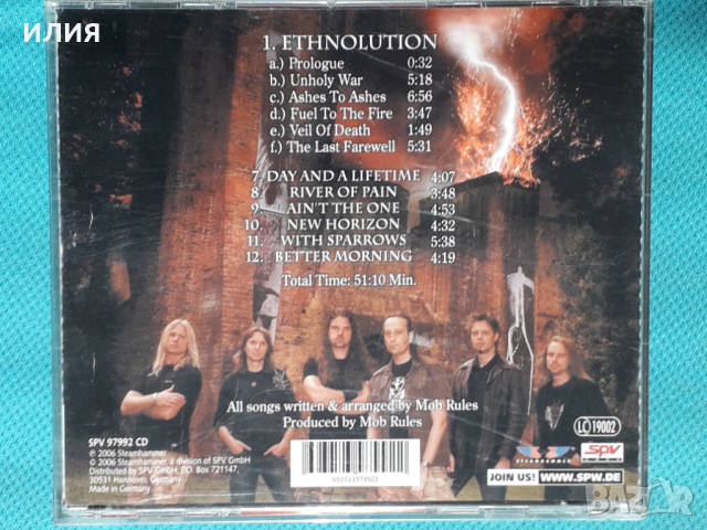 Mob Rules- 2006- Ethnolution A.D.(Heavy Metal)Germany, снимка 5 - CD дискове - 45062777