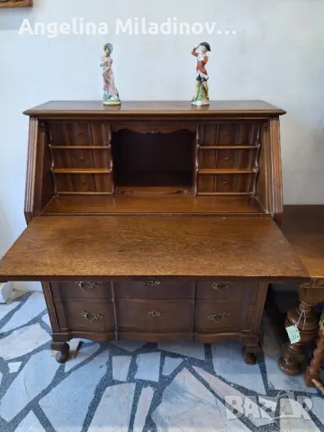 Винтидж писалище дъб масив , снимка 6 - Бюра - 50042810