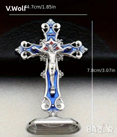 Разпиятие от Месинг , снимка 2 - Декорация за дома - 53504536