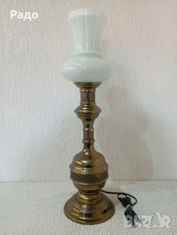 Комплект от две много големи старинни лампи - лампа, снимка 2 - Антикварни и старинни предмети - 45111439
